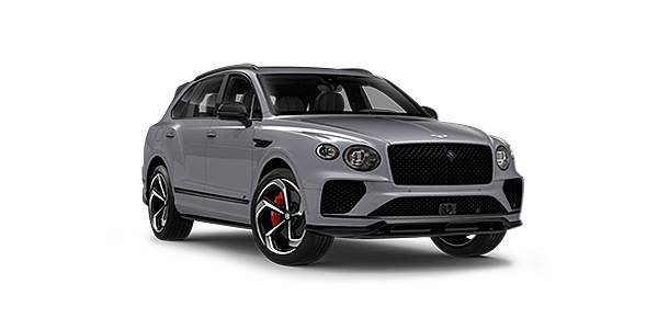 Bentley Mumbai Bentley Bentayga S front three - quarter view with Cambrian grey exterior.