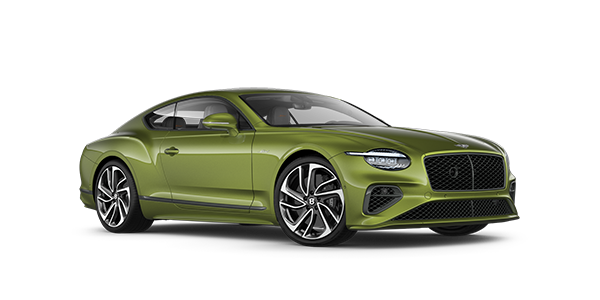 Bentley Mumbai New Bentley Continental GT Speed coupe in Tourmaline green paint with 22 inch sports wheel